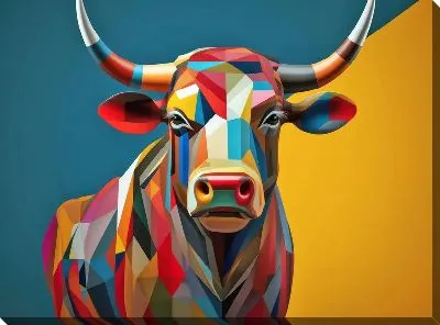 Картина маслом Бык №85