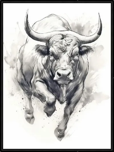 Картина Бык №92