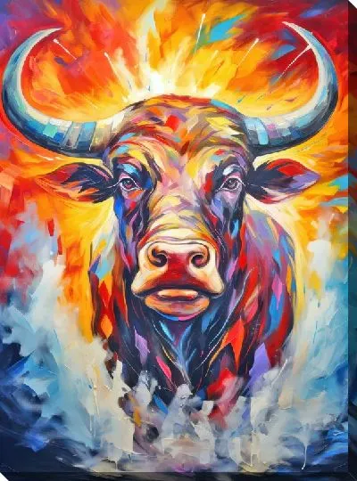 Картина маслом Бык №96