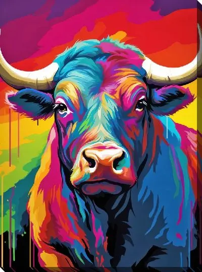 Картина маслом Бык №118