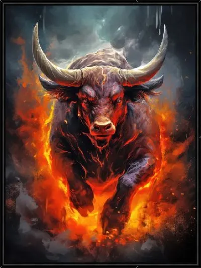 Картина Бык №119