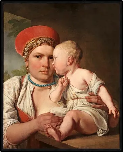 Картина Кормилица с ребёнком