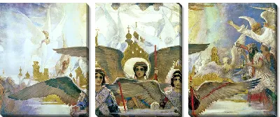 Картина Радость праведных о Господе (цетральная часть)