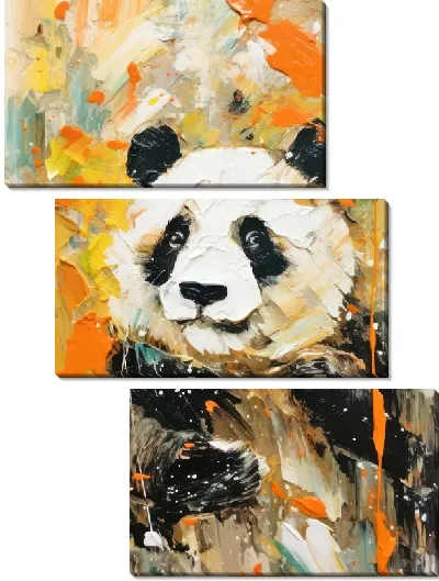 Модульная картина Панда №1
