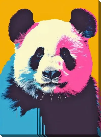 Картина маслом Панда №8