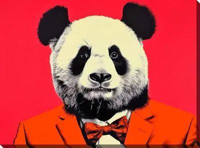 Картина маслом Панда №9
