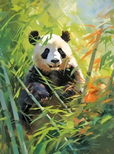 Плакат Панда №18
