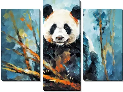 Модульная картина Панда №41