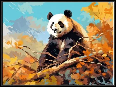 Картина Панда №44