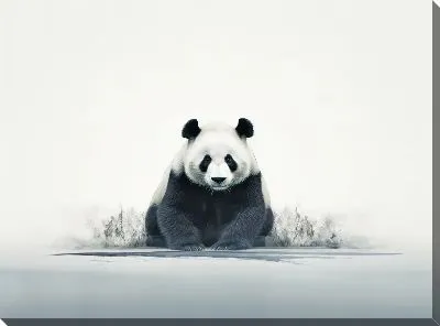 Картина маслом Панда №49