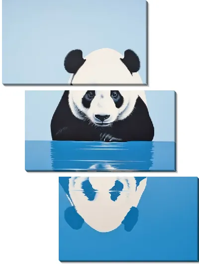 Модульная картина Панда №50