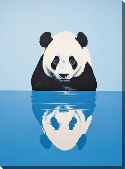 Картина маслом Панда №50