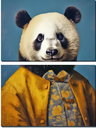 Модульная картина Панда №57