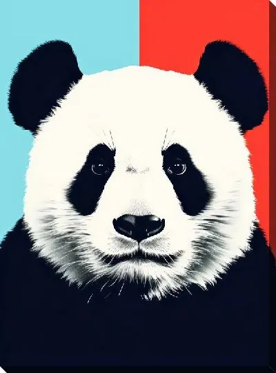 Картина маслом Панда №58
