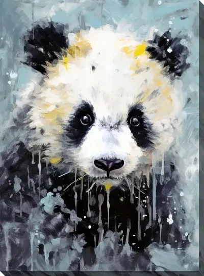 Картина маслом Панда №59
