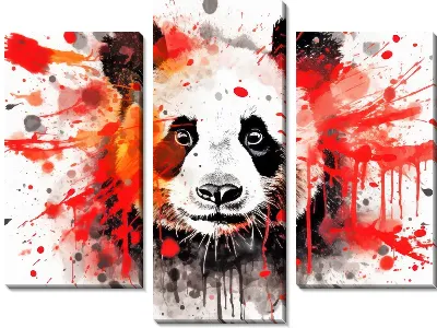 Модульная картина Панда №75