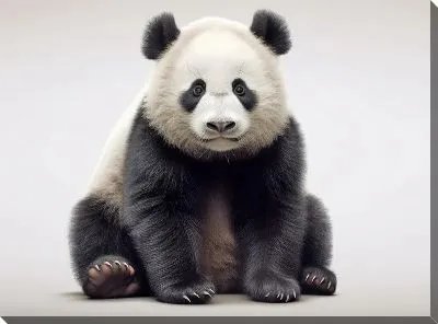 Картина маслом Панда №80