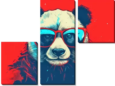 Модульная картина Панда №111