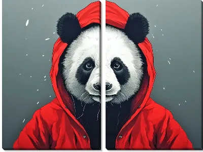 Модульная картина Панда №112