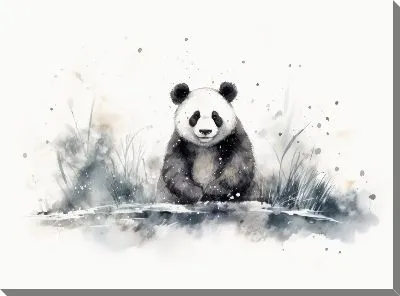 Картина маслом Панда №138