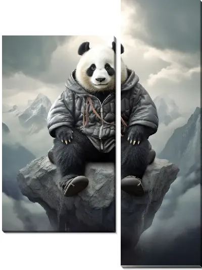 Модульная картина Панда №148