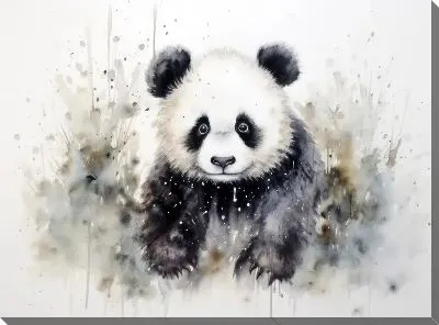 Картина маслом Панда №150