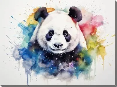 Картина маслом Панда №151