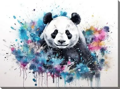 Картина маслом Панда №152