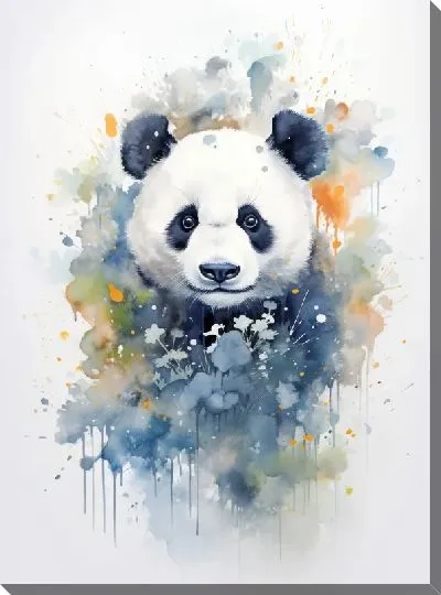 Картина маслом Панда №153