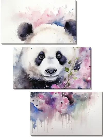 Модульная картина Панда №154