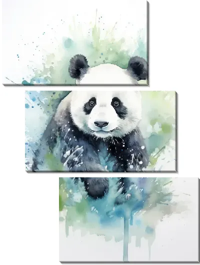 Модульная картина Панда №157