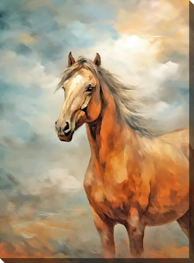 Картина маслом Лошадь №21