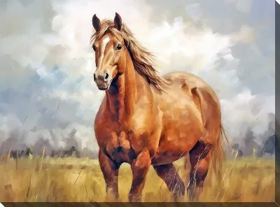 Картина маслом Лошадь №51