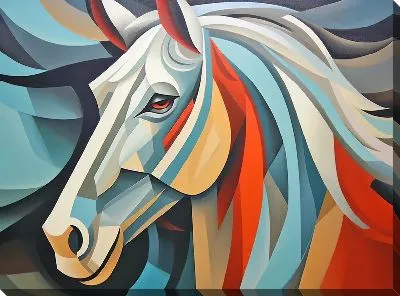 Картина маслом Лошадь №101