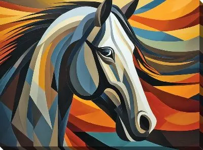 Картина маслом Лошадь №121
