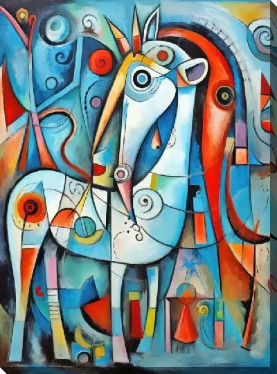 Картина маслом Лошадь №151