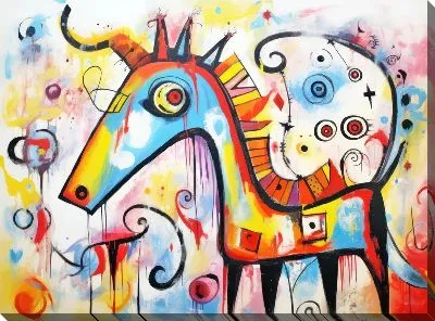 Картина маслом Лошадь №161