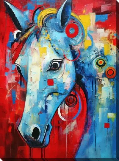 Картина маслом Лошадь №17