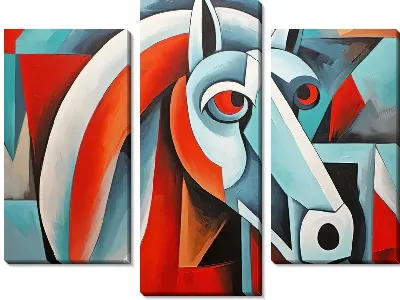 Модульная картина Лошадь №211