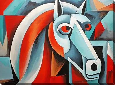 Картина маслом Лошадь №211