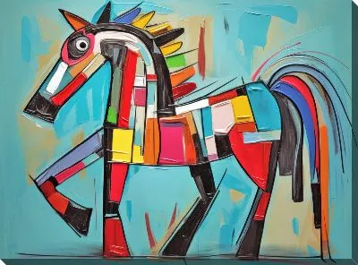 Картина маслом Лошадь №23