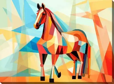 Картина маслом Лошадь №25