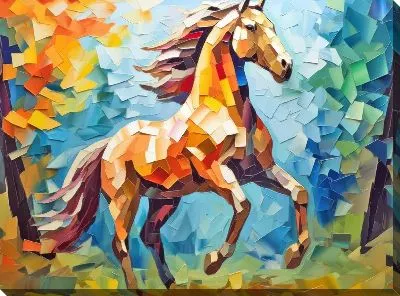 Картина маслом Лошадь №29