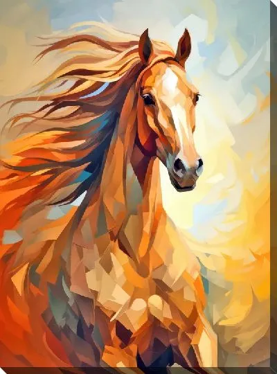 Картина маслом Лошадь №32