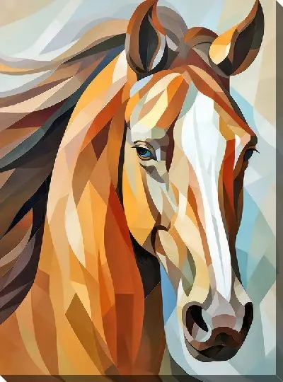 Картина маслом Лошадь №35