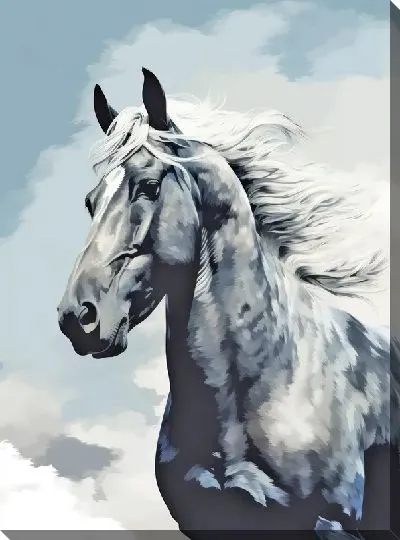 Картина маслом Лошадь №42