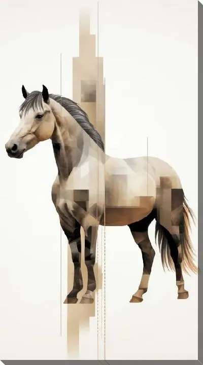 Картина маслом Лошадь №44