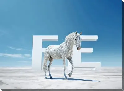 Картина маслом Лошадь №45