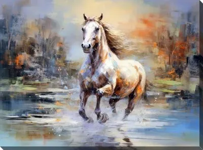Картина маслом Лошадь №47