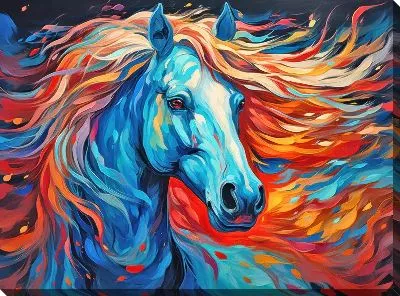 Картина маслом Лошадь №54